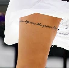It says keepers and it might be part of a matching finders keepers tattoo with someone else. Little Mix Chic Jesy Nelson S Tattoos
