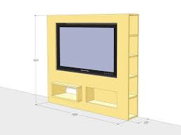 werktekening tv meubel modern zelf maken in hout of mdf meubels slaapkamer tv meubel doe het zelf tv meubel