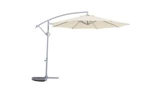 Create that perfect shady spot over your garden table, lounger or even hot tub, with the rotating overhanging parasol. Buy Argos Home Rotating Overhanging Garden Parasol Cream Garden Parasols And Bases Argos
