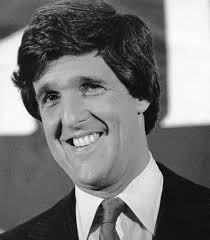 On November 15, 1988, at a businessmen's breakfast in East Lynn,  Massachusetts, senator John Kerry made a joke about president-elect George  H. W. Bush and his running mate, saying "if Bush is