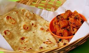 Naan Without Yeast Recipe With Aloo Gobi Raks Kitchen Recipe Recipes Aloo Gobi Spicy Recipes