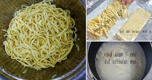Dalam wadah plastik, aduk tepung, air ki, garam dan cmc. Buat Mi Kuning Homemade Cuma Guna 4 Bahan Tak Perlu Ada Mesin Hiris Dengan Pisau Saja Vanilla Kismis