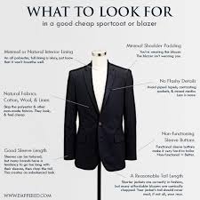 What To Look For In A Good Cheap Sportcoat Or Blazer Sportcoat Fashion Business Casual Blazer