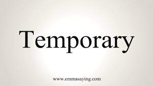 This video shows you how to pronounce temporary in british english. How To Pronounce Temporary Youtube