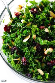 Kale Cranberry Salad Recipe Gimmesomeoven Com Cranberry Salad Recipes Cranberry Salad Vinaigrette Recipes