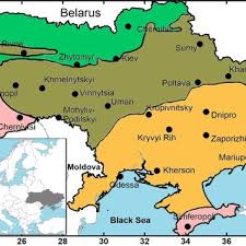 Location of pohrebysche city in ukraine. A Map Of Ukraine With The Location Of Meteorological Stations Download Scientific Diagram