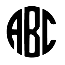 Circle Monogram Font Free Create Online With Free Monogram Maker