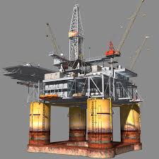 Oil Rig Format 3d Model Oil Platform Oil Rig Rigs