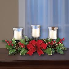 Browse our large selection of candle and candlestick holders that will add elegance to any room of your home. Collections Etc Holly Candle Holder Christmas Centerpiece Walmart Com Walmart Com
