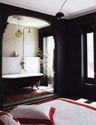 Bold Black Walls For Every Room Of The House Pareti Nere Bagni Neri Design Del Bagno
