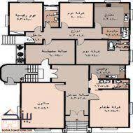 مخططات منازل سعودية house layout plans family house plans model house plan