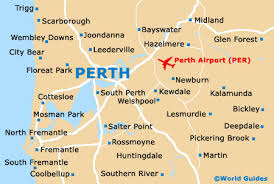 Perth Maps And Orientation Perth Western Australia Wa