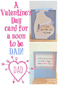 Valentine's day represents the perfect opportunity to express your love to your pregnant partner, but it's important to send a message of love and thoughtfulness. Valentine S Day Card For A Soon To Be Dad Dad Valentine Valentine Gift For Dad Valentines Cards