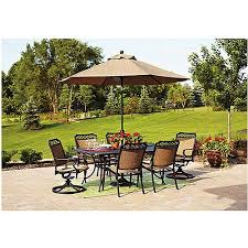Better Homes And Gardens Paxton Place 9 Foot Outdoor Patio Umbrella Patio Outdoor Patio Umbrellas Outdoor Patio Set