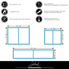 Credence Alu Adhesive Nina N B 20x90 Cm Lot De 2 Credences Achat Vente Credence Credence Alu Adhesive Nina Cdiscount