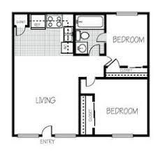 Image Result For 600 Sq Ft Living Space Floor Plan 2 Bed 1 Bath Tiny House Floor Plans Bedroom Floor Plans Small Apartment Floor Plans