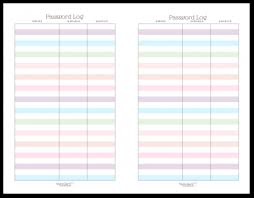 Signing up is not necessary if you want the editable version of the password keeper. Half Size Password Log Scattered Squirrel