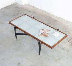 Get the best deals on glass rectangular coffee table tables. Vintage Teak Coffee Table With Frosted Glass Top For Sale At Pamono