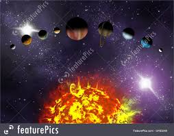 Categories of aspects of historical astronomy and astrology media in category solar system charts. Illustration Of Illustrated Diagram Showing The Order Of Planets In Our Solar System