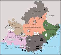 Karte is a town and a locality in the australian state of south australia located in the state's east about 192 kilometres east of the state. Karte Mit Sehenswurdigkeiten Der Provence