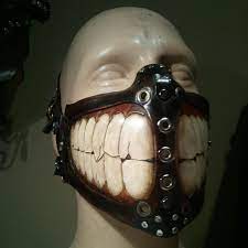 Awesome Motorcycle Helmet Face Masks Steampunk Mask Leather Mask Steampunk