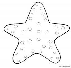 Starfish Coloring Pages Hayvan Kelebekler Balik