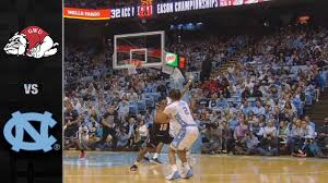 gardner webb vs north carolina mens basketball highlight 2019 20