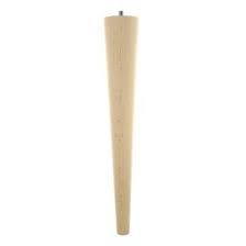 Pied De Table Basse Conique Fixe Hetre Brut Blanc Beige Naturels 40 Cm Leroy Merlin Pied Table Basse Pieds De Table Table Basse
