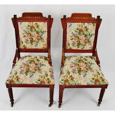 Victorian Eastlake Side Chairs A Pair Image 4 Of 11 Victorian Decor Eastlake Furniture Side Chairs