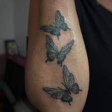 My New Tattoo Butterflies Done By Malibu Tattoo In Sitges Spain Tattoos Butterfly Tattoo New Tattoos