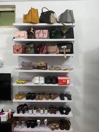 Whatever you're shopping for, we've got it. Floating Shoe And Bag Rack Closet Shoe Storage Shoe Shelves Wood Shoe Storage
