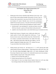 Latihan soal biologi bab1 kelas xii ipa. Soal Dan Pembahasan Olimpiade Fisika Sma Tingkat Kabupaten 2017 Oleh Davit Sipayung Pdf Pdf