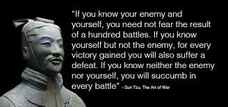 Sun tzu was a chinese general, military strategist, writer, and philosopher who lived in the eastern zhou period of ancient china. If You Know Your Enemy And Yourself You Need Not Fear The Result Of A Hundred Battles If You Know Yourself But Not Th War Quotes Knowing You Powerful Quotes