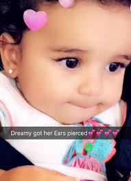 Pin By Asiashanya On Dream Dream Kardashian Kardashian Kids Baby Ear Piercing