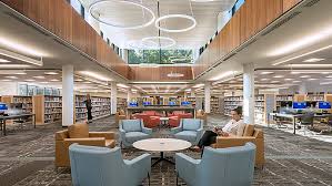 Caroga via worldarchitecturenews.com as a place where minds are challenged and imagination is fed. Design Ideas For The Post Pandemic Public Library Dialogue Blog Research Insight Gensler