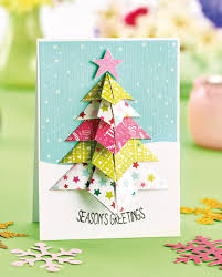 Similarly, glue the end of the third tree to the first tree. 3d Christmas Tree Card Papercrafter Project
