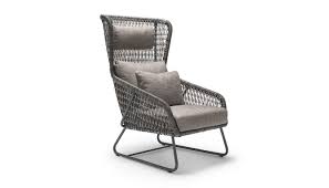 Highback garden dining chair cushion pad outdoor furniture. Isabella Outdoor Highback Lounge Chair By Kenneth Cobonpue Switch Modern