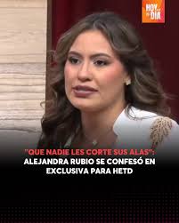 🔴😱¿A quién le envió mensaje? #AlejandraRubio estuvo en HETD y esto  confesó en EXCLUSIVA. Aquí detalles  https://oncenoticias.hn/on/que-nadie-les-corte-sus-alas-alejandra-rubio-se-confiesa-en-hoy-es-tu-dia-canal-11/