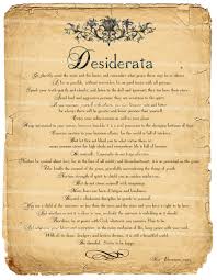 Desiderata Print Inspiration Poem Inspirational Poems Desiderata Best Poems