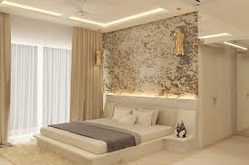 Even if your initial inspection. Neutral Colour Bedroom With A Earthy Finish Stone On Back Wall Of Bed Space Design Group Mulund W Small Bedroom Stone Beige Homify