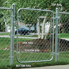 How To Hang A Chain Link Gate The