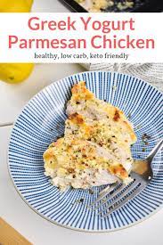 Greek Yogurt Parmesan Chicken Slender Kitchen Recipe Greek Yogurt Chicken Food Greek Yogurt