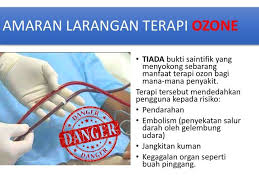 Terapi ozon mampu membuatkan kulit kelihatan lebih lembap dan lembut sekali gus bebas masalah selepas melakukan rawatan itu, tidak hanya rambut juga tampil lebih lebat dan sihat di samping. Public Health Malaysia Alert Tindakan Tegas Kementerian Kesihatan Terhadap Isu Terapi Ozon Fast Fact Terapi Ozon Merupakan Rawatan Yang Tidak Diiktiraf Dan Boleh Menyebabkan Komplikasi Perubatan Yang Teruk Termasuklah Kematian