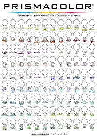 Prismacolor Pencil Chart Coloured Pencils Prismacolor