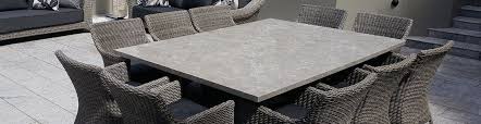 Dreaming of a beautiful outdoor dining table to really complement your patio space? Buy Stone Outdoor Settings Online Outdoor Elegance