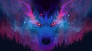 Moon, minimal, wolf howling, silhouette, 4k. Night Wolf Forest Digital Art 4k Wallpaper 4 2012