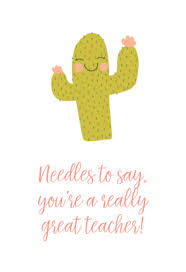 Happy Cactus Thank You Card For Teacher Free Greetings Island Teacher Appreciation Printables Teacher Appreciation Cards Teacher Cards