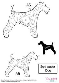 Iris folding templates iris paper folding iris folding pattern quilting templates crazy patchwork cross patterns some cards folded cards paper piecing. Miniature Schnauzer Dog Iris Folding Pattern By Sarah Edwards Home Garden Store Arts Crafts