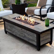Fire Pit Table Gas Burner Patio Deck Outdoor Porch Fireplace Heater Coffee Grey Fire Table Outdoor Fire Table Fire Pit Coffee Table