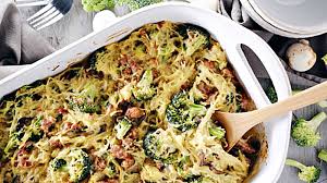 Pour evenly over the veggies / meat in the prepared baking dish. Creamy Garlic Spaghetti Squash Casserole Paleo Gluten Free And Dairy Free Further Food